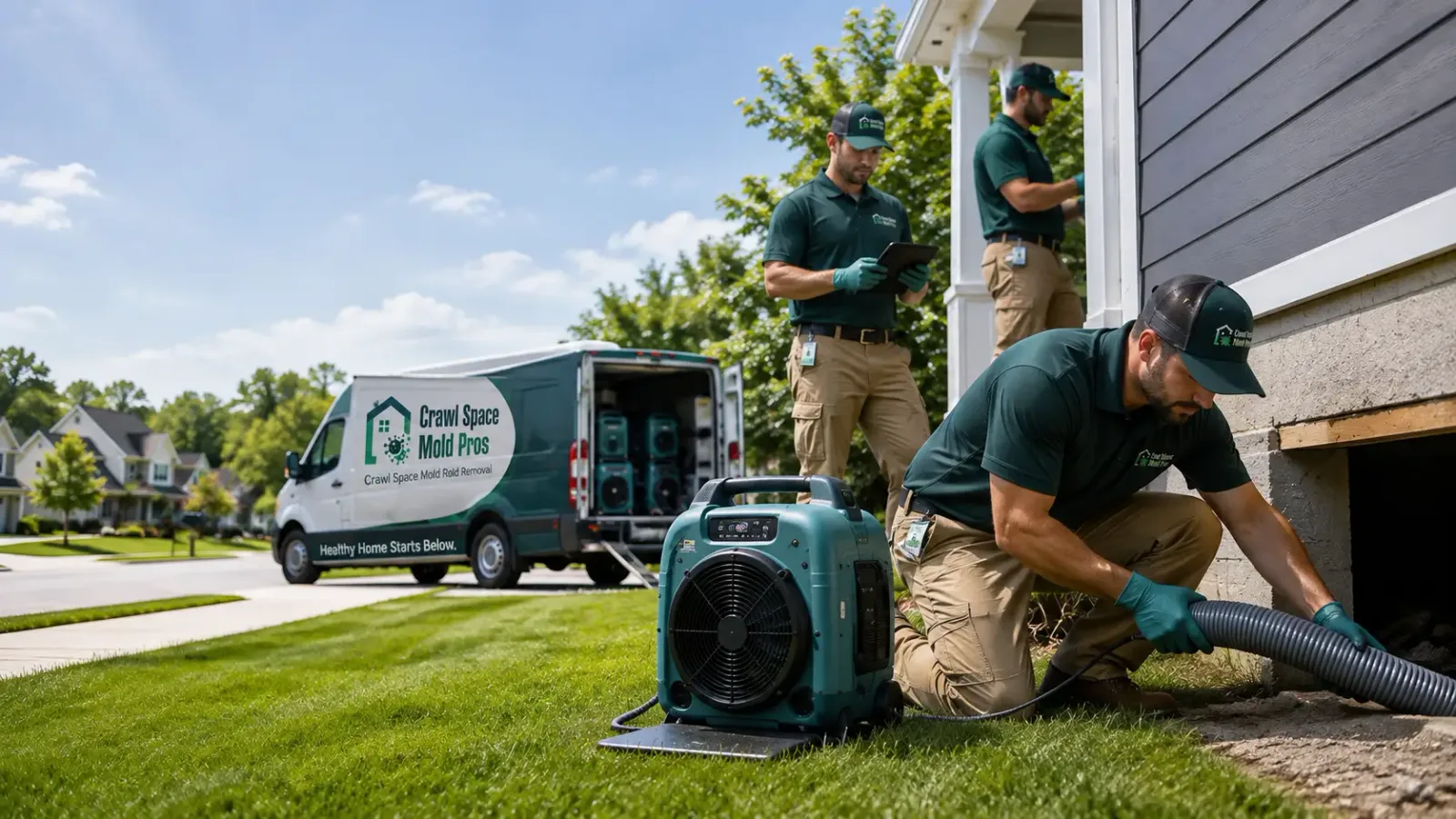 Crawl Space Mold Removal in Canfield, OH